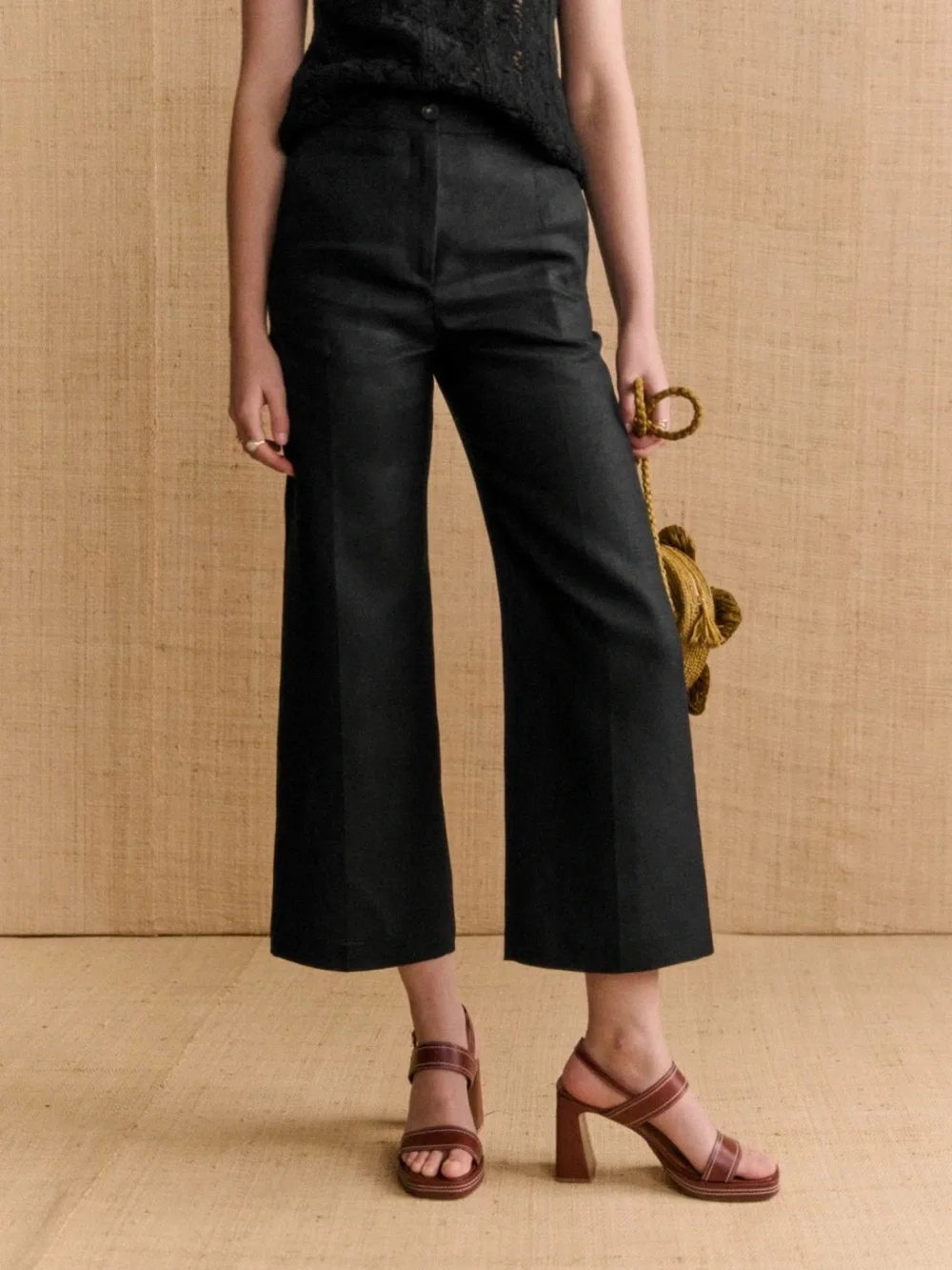 Sézane Martin Crop Trouser NWT